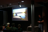 Andy Hauser präsentierte seinen Multivisons-Vortrag in der Stadtbibliothek Winterthur